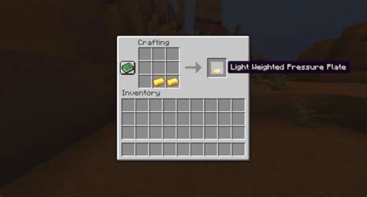 How To Craft A Weighted Pressure Plate In Minecraft
