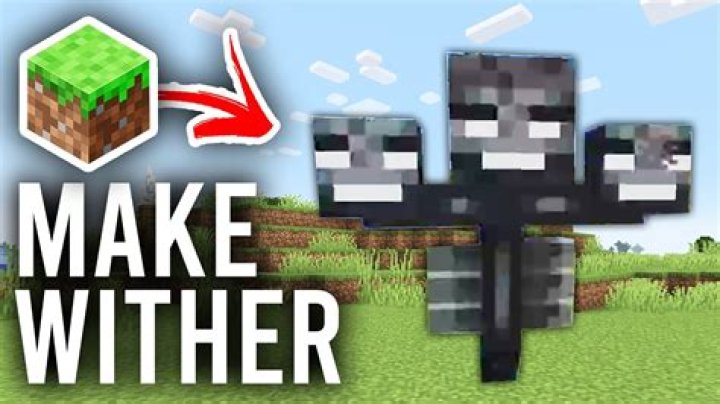 Quick Answer: How To Craft A Wither In Minecraft Pe