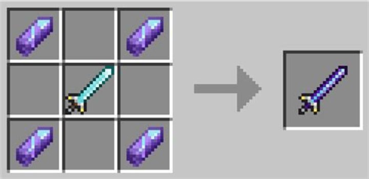Quick Answer: How To Craft Amethyst Sword Minecraft Crazy Craft