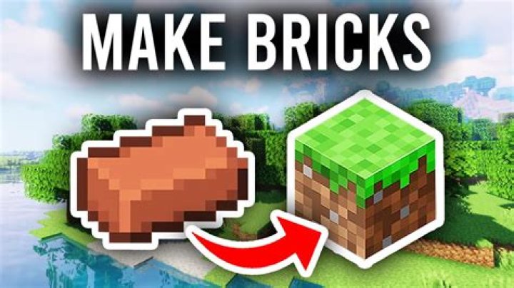 Quick Answer: How To Craft Bricks On Minecraft Ps4