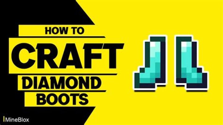 Quick Answer: How To Craft Diamond Boots In Minecraft Pe