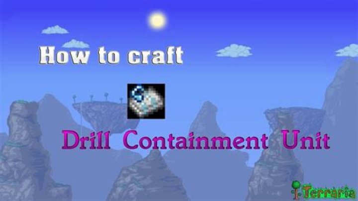 Question: How To Craft Drill Containment Unit