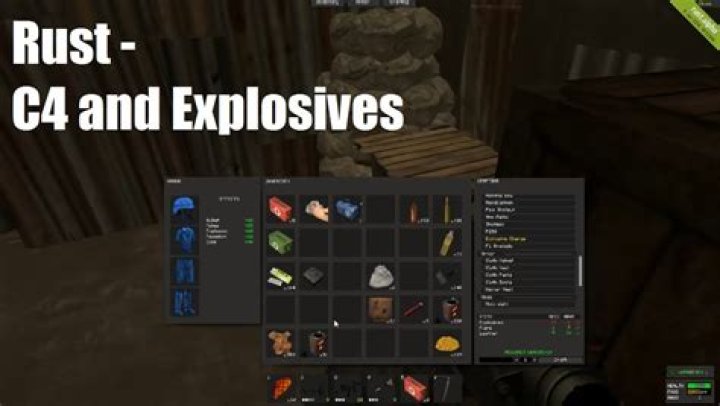 How To Craft Explosives Rust