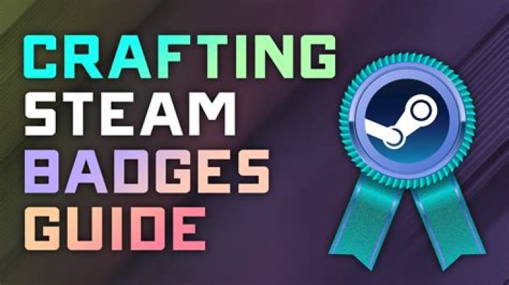 How To Craft Game Badge On Steam
