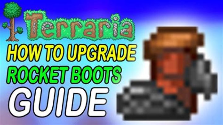 How To Craft Rocket Boots Terraria