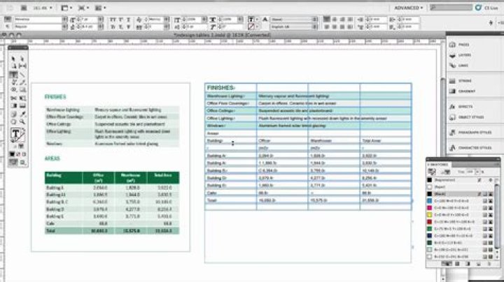 How To Create A Table In Indesign