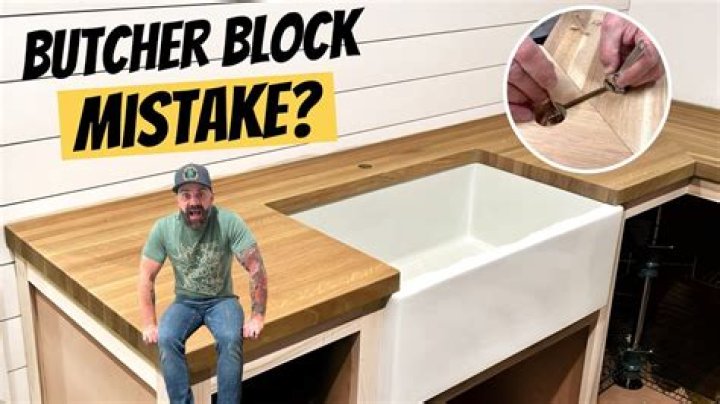 Quick Answer: How To Cut Sink Hole In Butcher Block Countertop
