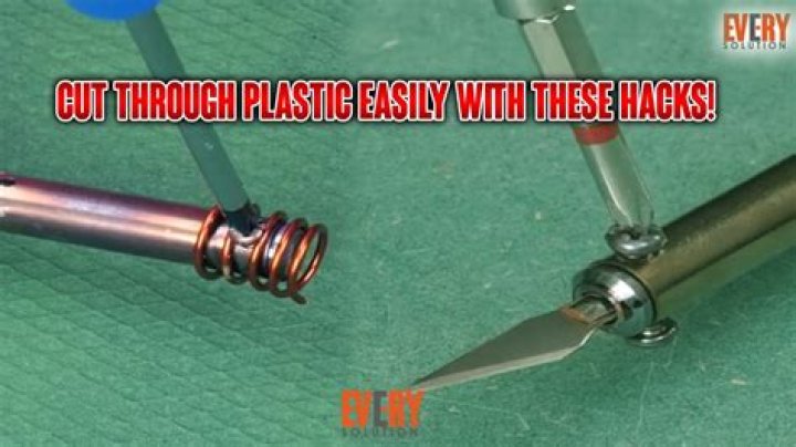 How To Cut Through Plastic