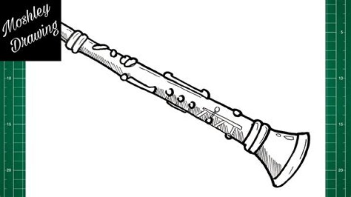 How To Draw A Clarinet For Kids