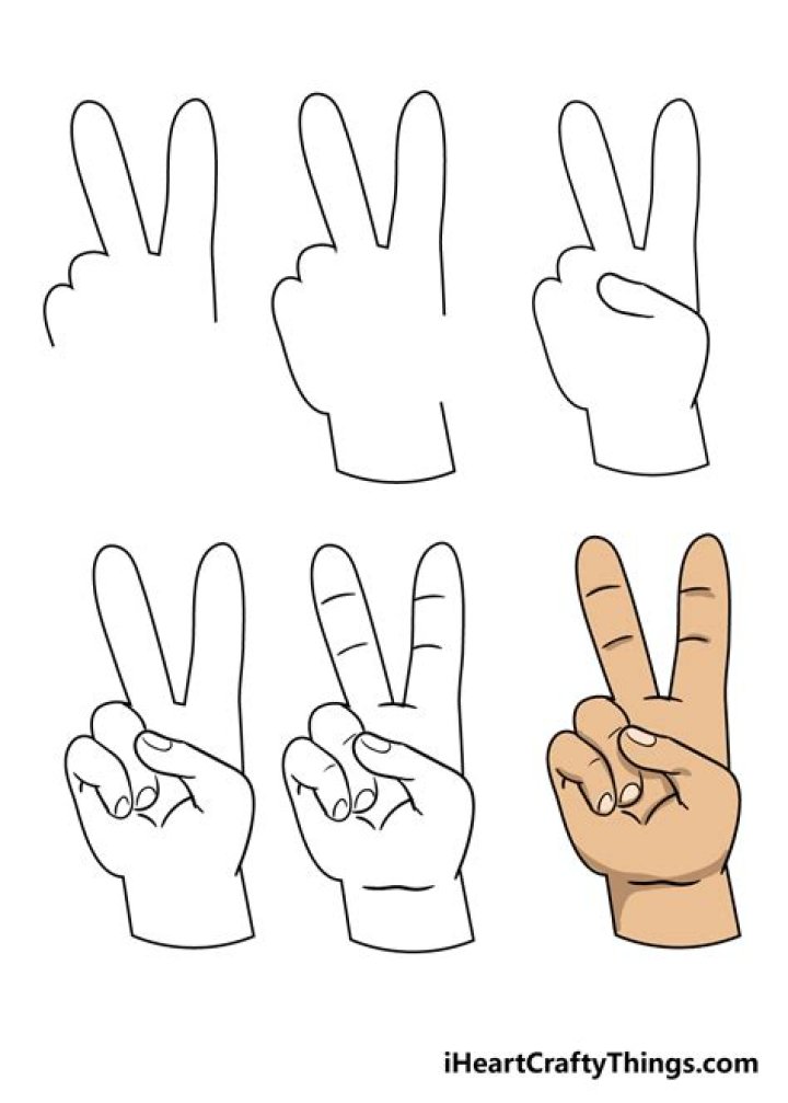 Quick Answer: How To Draw A Peace Sign