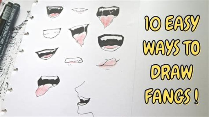 Question: How To Draw Fangs