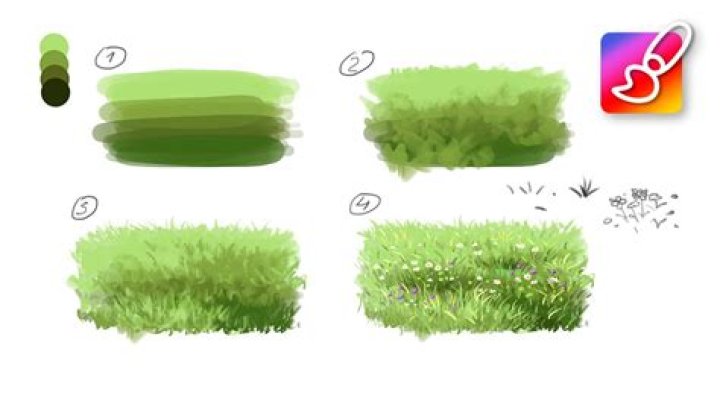 Quick Answer: How To Draw Grass Digital Art