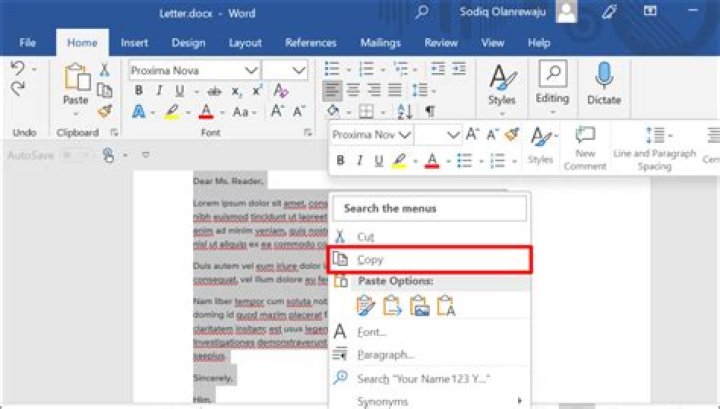 How To Duplicate A Word Document 2017
