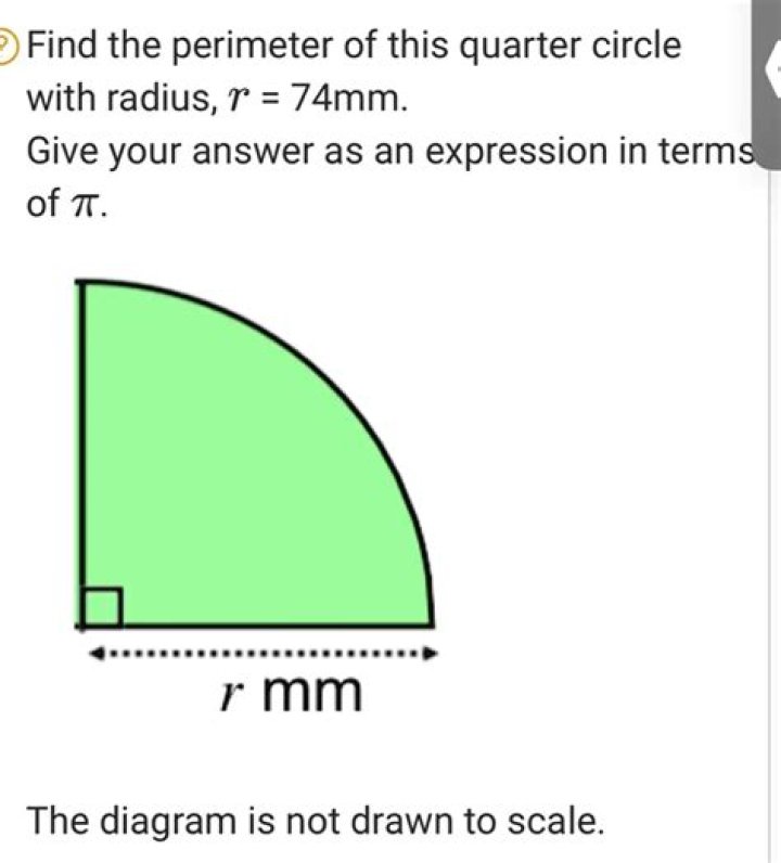 Quick Answer: How To Find The Circumference Of A Quarter Circle