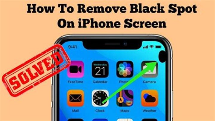 How To Fix Black Spot On Iphone Screen