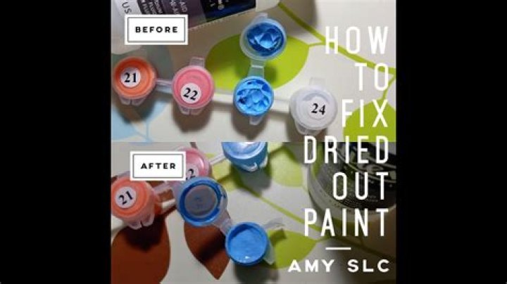Quick Answer: How To Fix Dried Acrylic Paint