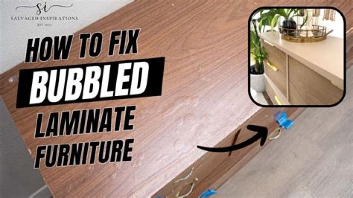 Quick Answer: How To Fix Laminate Table Top