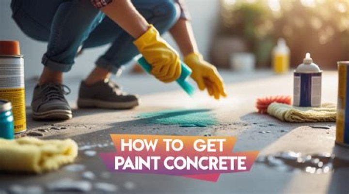 Quick Answer: How To Get Spray Paint Off Concrete Patio