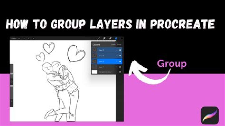 How To Group Layers In Procreate