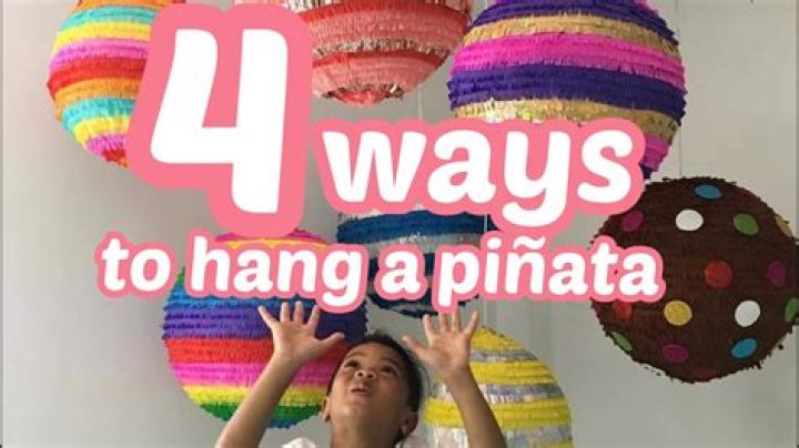 How To Hang Pinata Without Tree