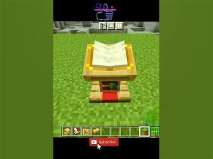 How To Make A Book Holder In Minecraft