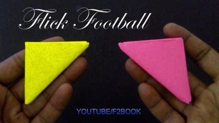 How To Make A Finger Football