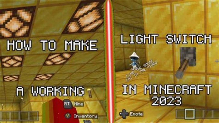 How To Make A Working Light Switch In Minecraft