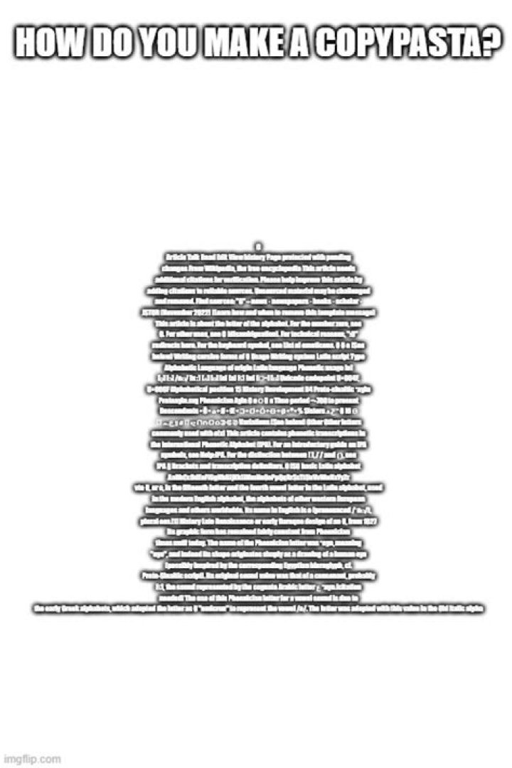 Quick Answer: How To Make Copypasta Art