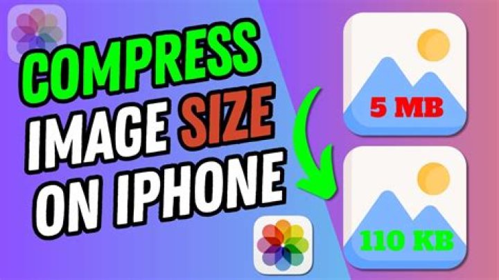 How To Make Iphone Pictures Smaller File Size