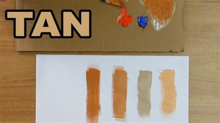 Question: How To Make Tan Color