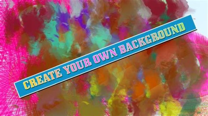 How To Make Your Own Background