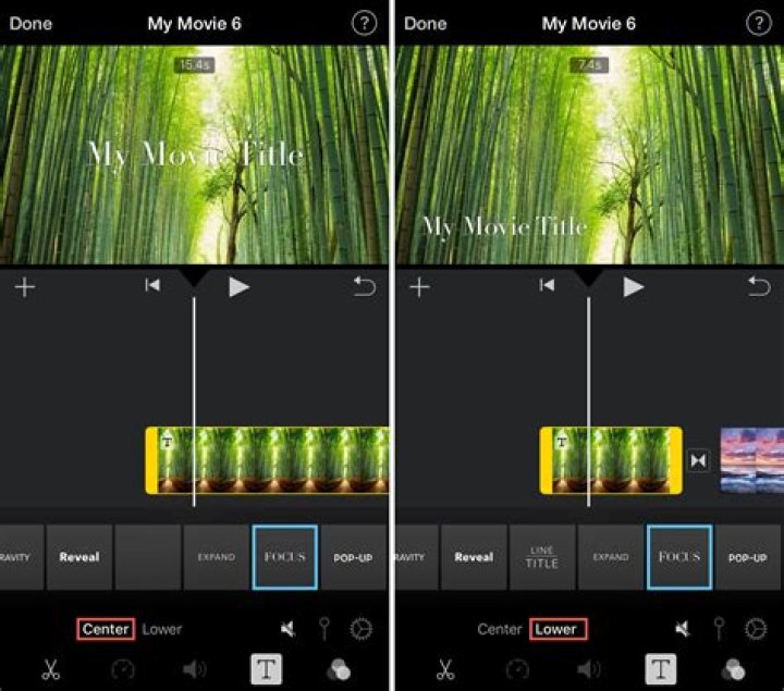 How To Move A Title In Imovie