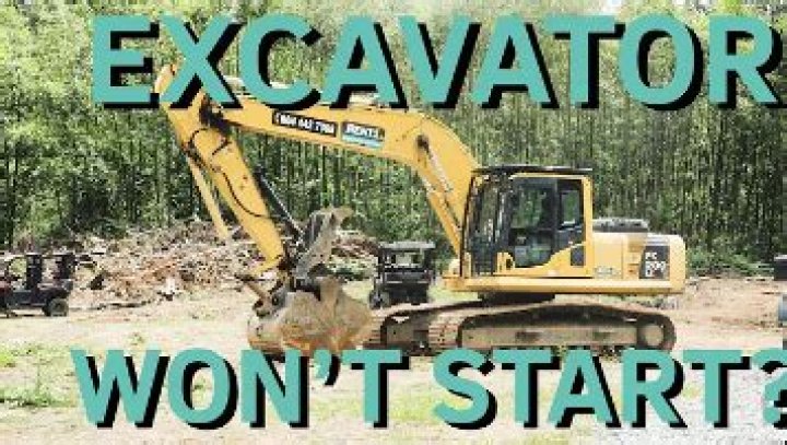 How To Move An Excavator That Won't Start