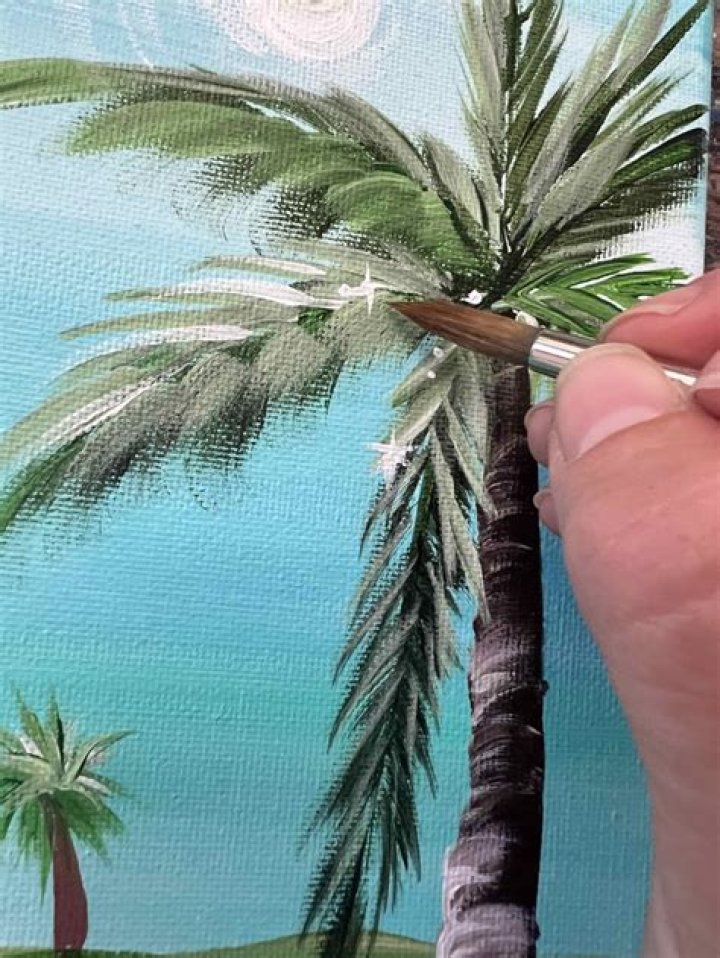 How To Paint Palm Frond Art