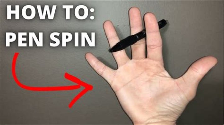 How To Pen Spin For Beginners