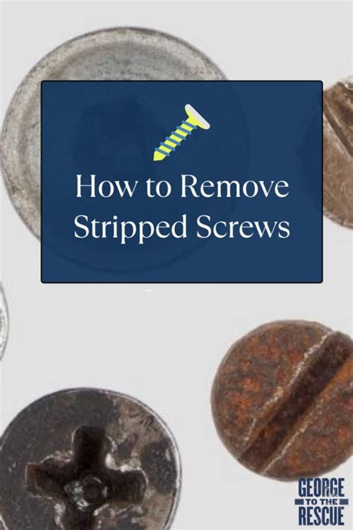 Question: How To Remove A Stripped Screw With Duct Tape
