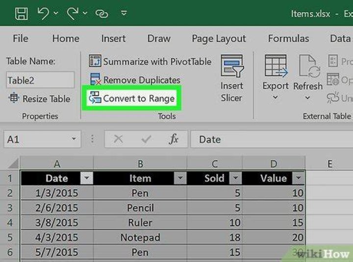 How To Remove Table Formatting In Excel