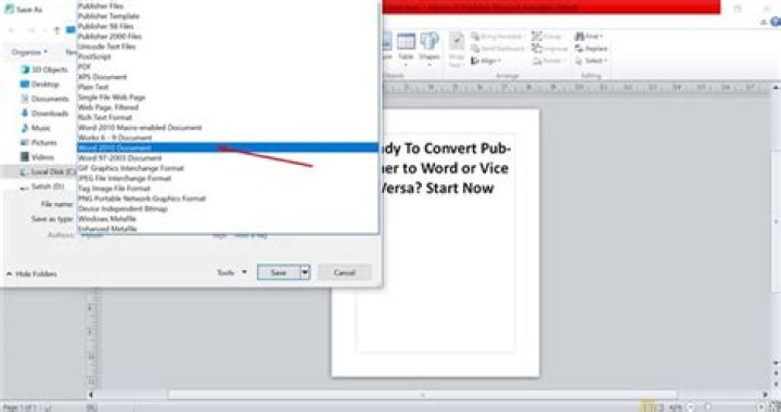 How To Save Publisher File As Pdf Single Pages
