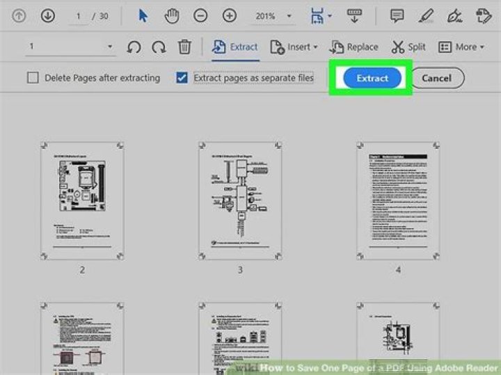 How To Save Single Page Of Pdf