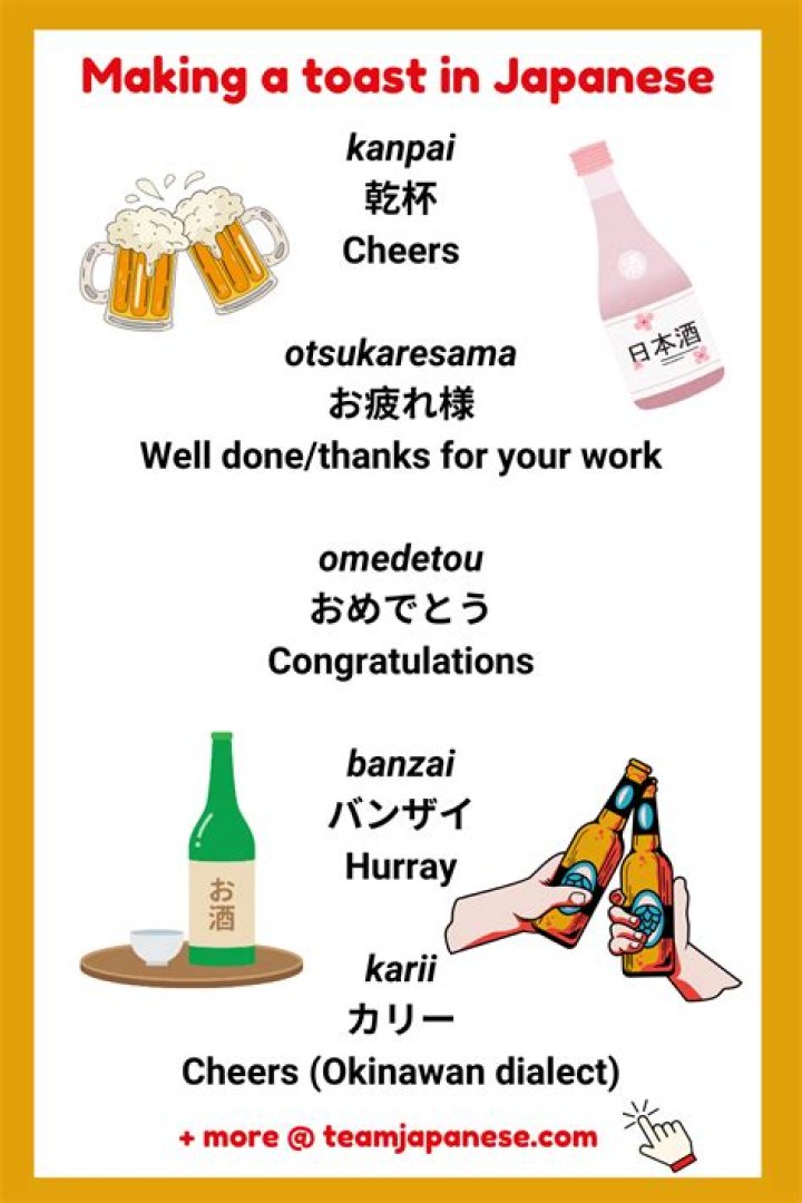 Quick Answer: How To Say Cheers In Japanese