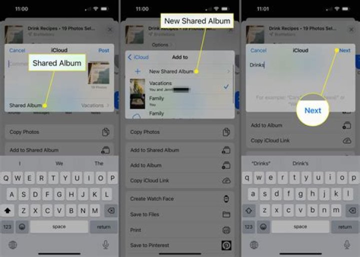 How To Share An Album On Iphone