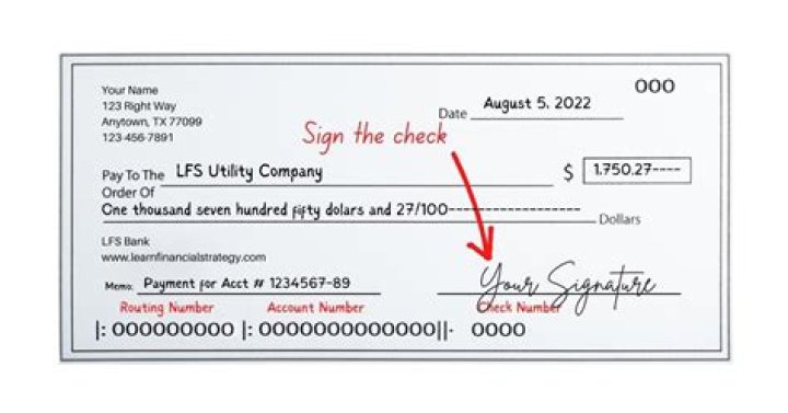 Quick Answer: How To Sign Check