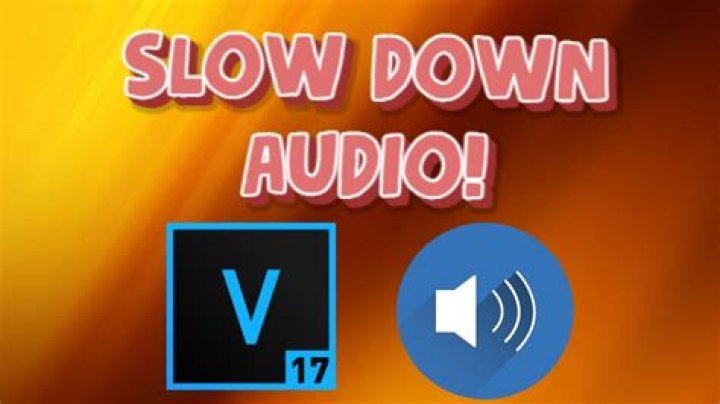 Quick Answer: How To Slow Down Audio In Sony Vegas