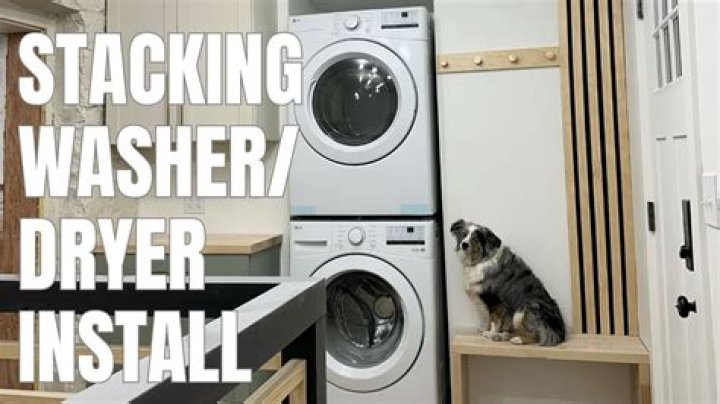 How To Stack Washer And Dryer Without Kit