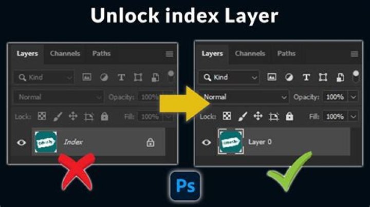 Quick Answer: How To Unlock Index Layer In Photoshop