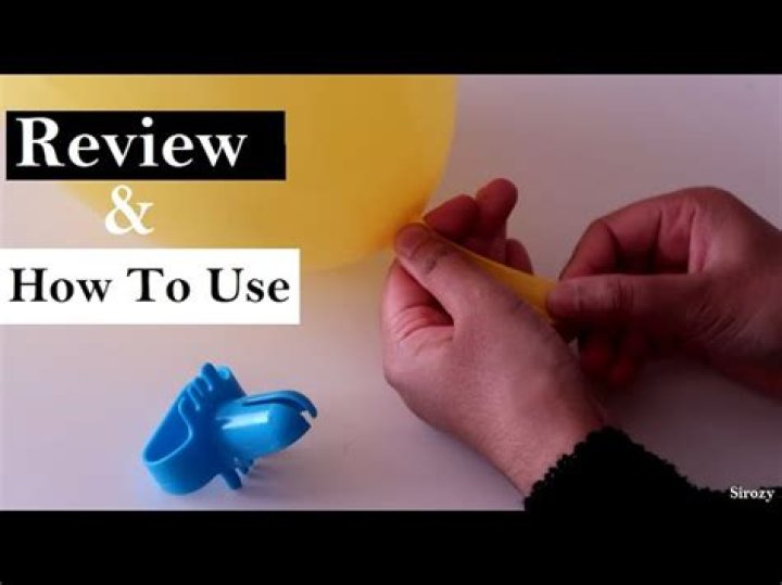 How To Use Balloon Tying Tool