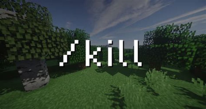 How To Use /Kill Command Minecraft
