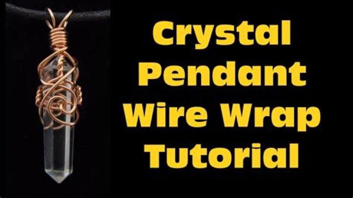 How To Wire Wrap A Crystal Pendant