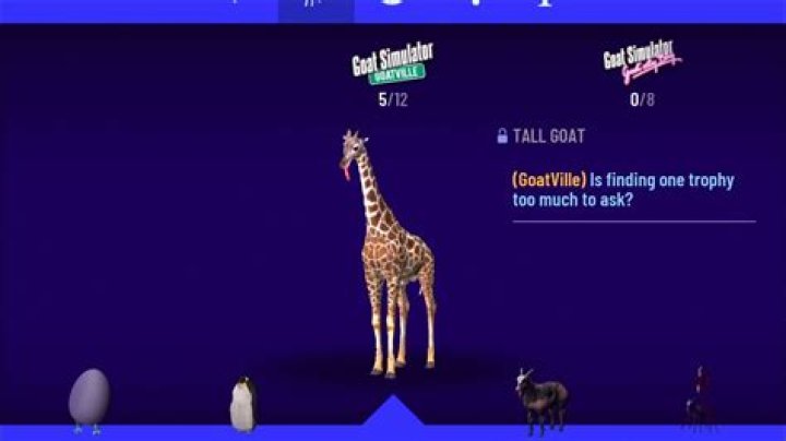 How to Unlock the Ostrich and Giraffe in Goat Simulator