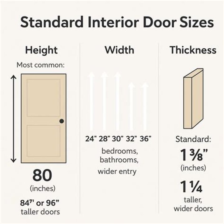Question: How Wide Is Standard Interior Door